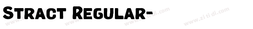 Stract Regular字体转换 Stract Regular字体转换